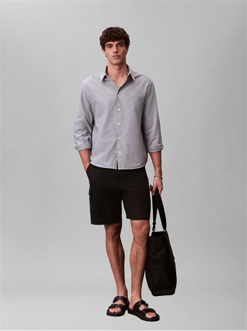 9 in linen cargo short CALVIN KLEIN JEANS | LV04RF610GUB1